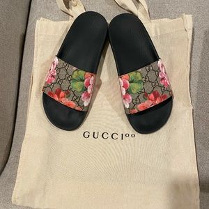 Gucci Floral Slide Sandal